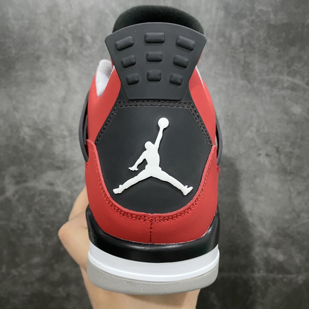 图片[4]-外贸纯原 Air Jordan AJ4 愤怒公牛 货号：308497-603 耗时多月高价购入原鞋新工艺新机器开发 原楦原纸板 同源开发 完美呈现乔4的版型 内侧正确双色网格 还原细节 贝利原厂皮料 正确气垫颜色 正确网格工艺 全鞋原装材料制作 原档案原模具打造 支持全方位与正品对比 尺码：40 40.5 41 42 42.5 43 44 44.5 45 46 47.5-选品中心