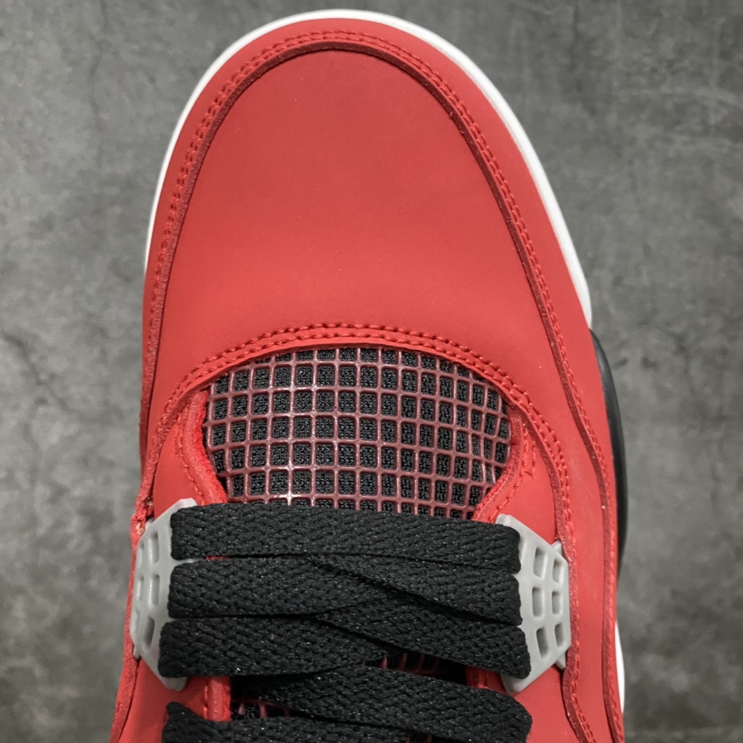图片[5]-外贸纯原 Air Jordan AJ4 愤怒公牛 货号：308497-603 耗时多月高价购入原鞋新工艺新机器开发 原楦原纸板 同源开发 完美呈现乔4的版型 内侧正确双色网格 还原细节 贝利原厂皮料 正确气垫颜色 正确网格工艺 全鞋原装材料制作 原档案原模具打造 支持全方位与正品对比 尺码：40 40.5 41 42 42.5 43 44 44.5 45 46 47.5-选品中心