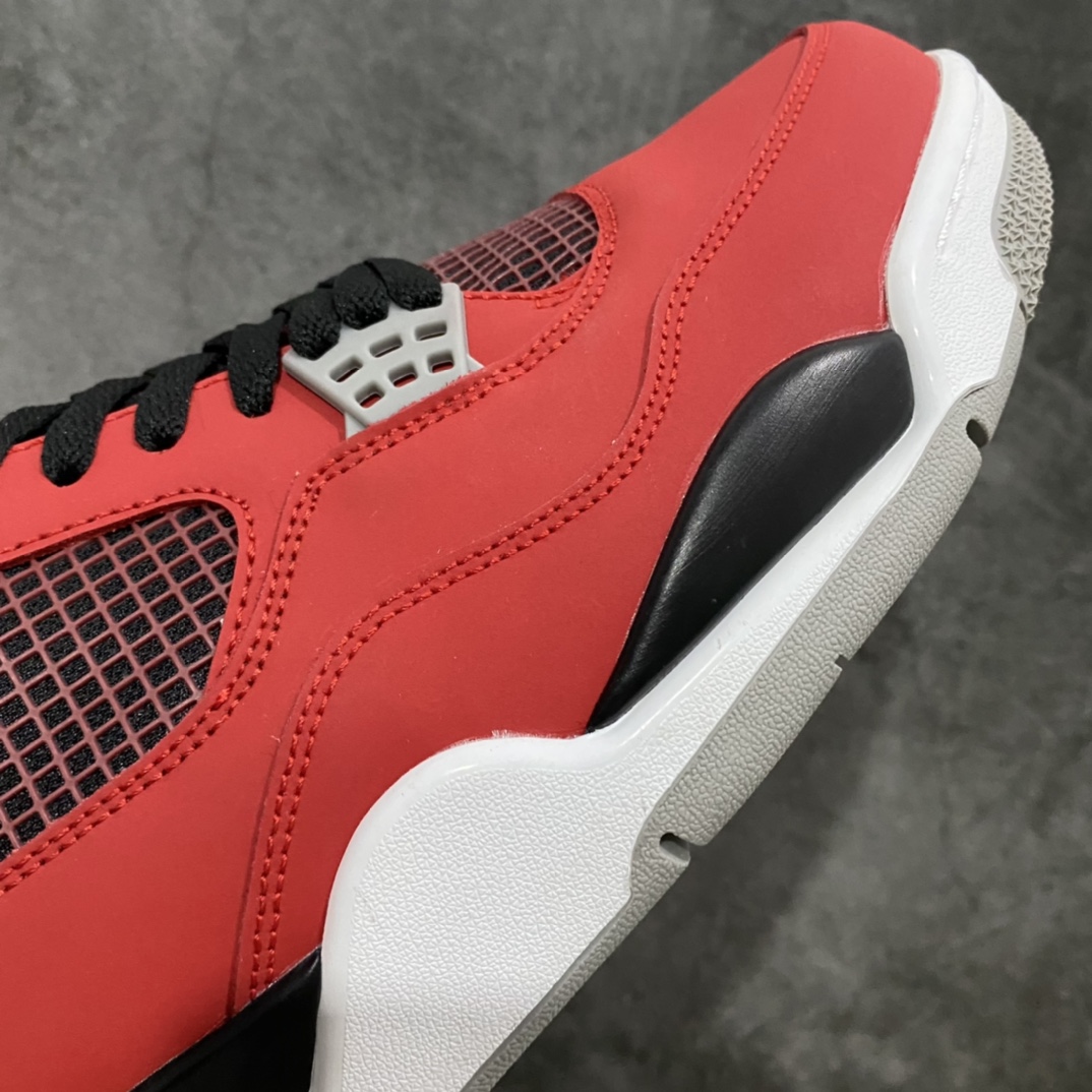 图片[6]-外贸纯原 Air Jordan AJ4 愤怒公牛 货号：308497-603 耗时多月高价购入原鞋新工艺新机器开发 原楦原纸板 同源开发 完美呈现乔4的版型 内侧正确双色网格 还原细节 贝利原厂皮料 正确气垫颜色 正确网格工艺 全鞋原装材料制作 原档案原模具打造 支持全方位与正品对比 尺码：40 40.5 41 42 42.5 43 44 44.5 45 46 47.5-选品中心