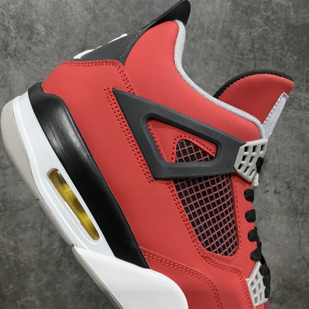 图片[7]-外贸纯原 Air Jordan AJ4 愤怒公牛 货号：308497-603 耗时多月高价购入原鞋新工艺新机器开发 原楦原纸板 同源开发 完美呈现乔4的版型 内侧正确双色网格 还原细节 贝利原厂皮料 正确气垫颜色 正确网格工艺 全鞋原装材料制作 原档案原模具打造 支持全方位与正品对比 尺码：40 40.5 41 42 42.5 43 44 44.5 45 46 47.5-选品中心