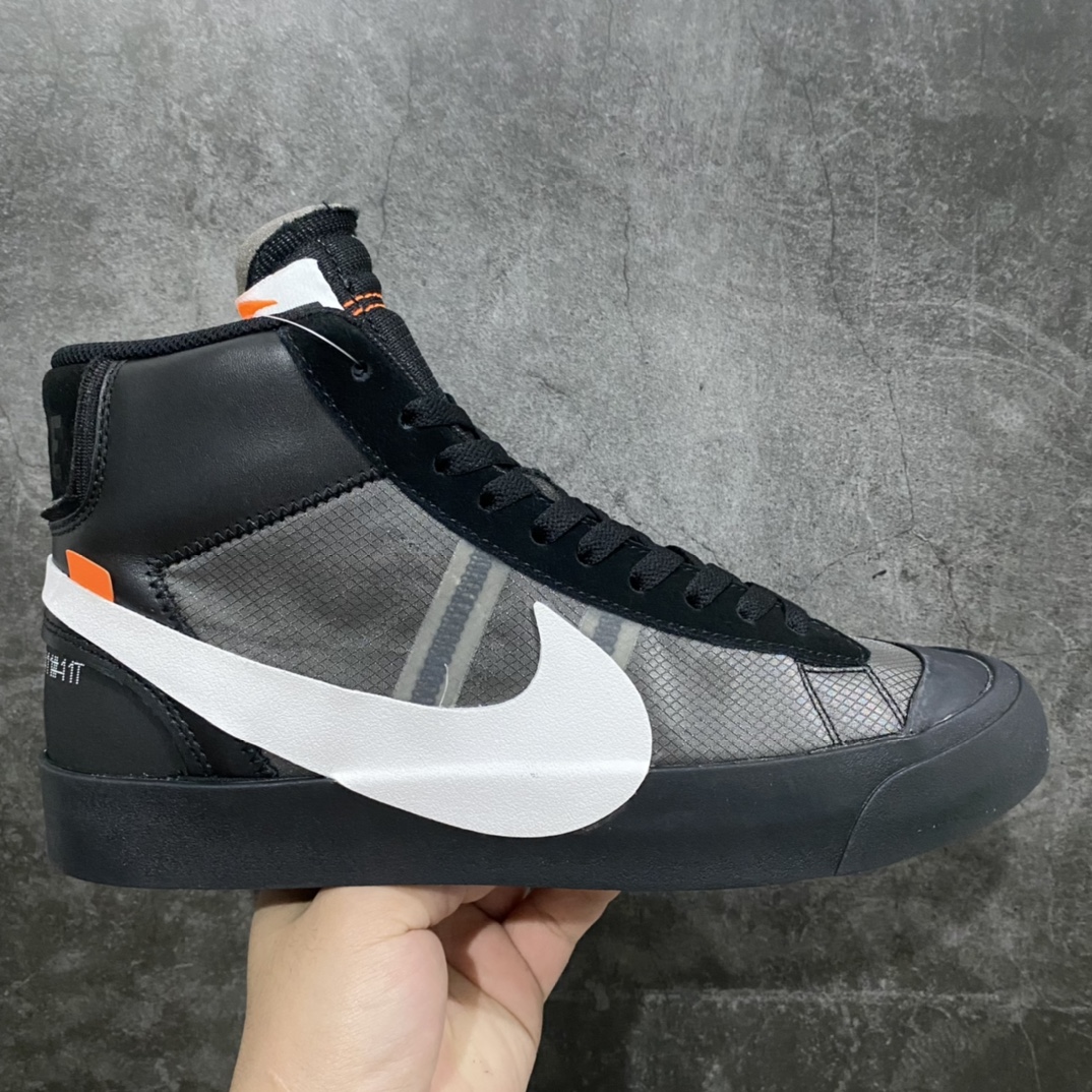 外贸纯原版Off-White x NK Blazer Mid OW联名款开拓者高帮休闲板鞋 AA3832-001 外贸大厂长期供外贸版本 流水线原鞋原纸板开发打造 进口网纱正确原厂同工序铝楦硫化工艺 尺码:40 40.5 41 42 42.5 43 44 44.5 45 46 47.5-选品中心