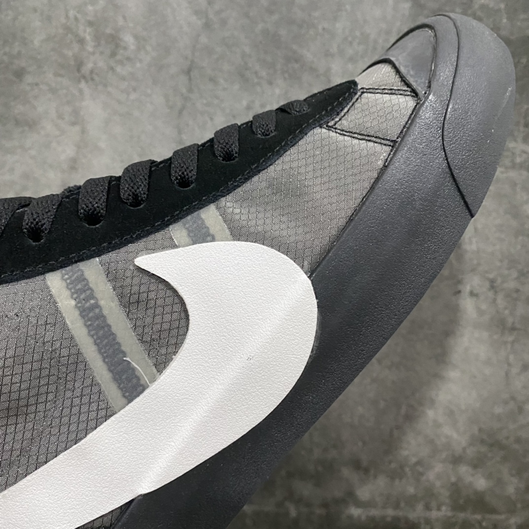 图片[6]-外贸纯原版Off-White x NK Blazer Mid OW联名款开拓者高帮休闲板鞋 AA3832-001 外贸大厂长期供外贸版本 流水线原鞋原纸板开发打造 进口网纱正确原厂同工序铝楦硫化工艺 尺码：40 40.5 41 42 42.5 43 44 44.5 45 46 47.5-选品中心