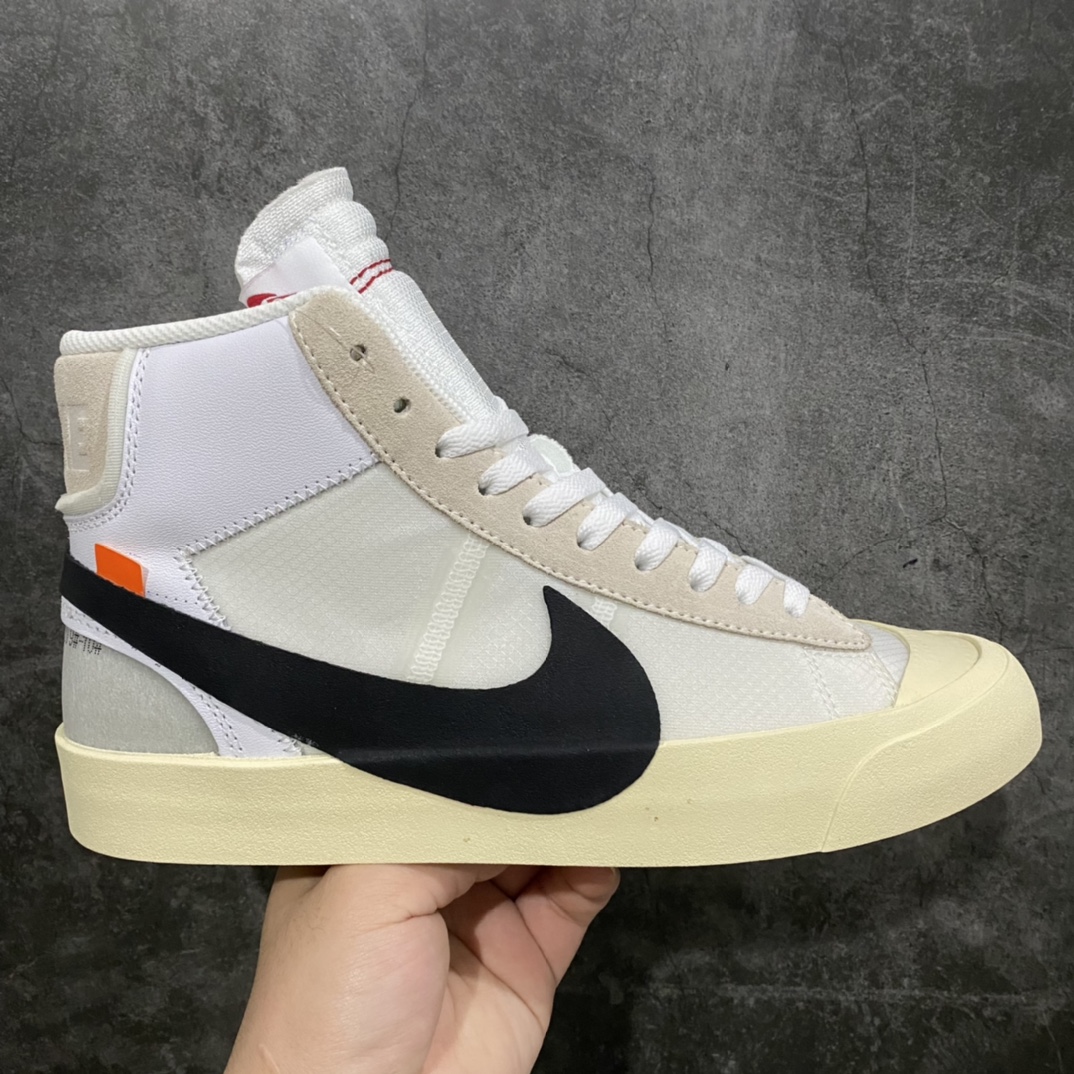 外贸纯原版Off-White x NK Blazer Mid OW联名款开拓者高帮休闲板鞋 AA3832-100 外贸大厂长期供外贸版本 流水线原鞋原纸板开发打造 进口网纱正确原厂同工序铝楦硫化工艺 尺码:40 40.5 41 42 42.5 43 44 44.5 45 46 47.5-选品中心