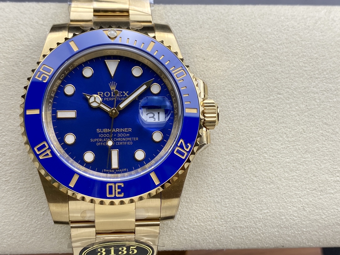 Rolex Orologio da Polso Blu