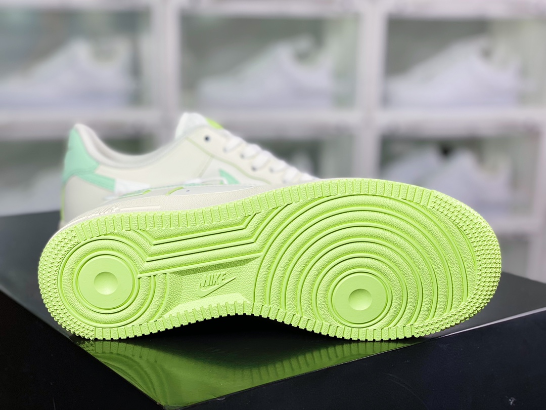 240 Air Force 1 '07 Low QS”Sail White/Mint Mini Swoosh”空军一号FB1839-555