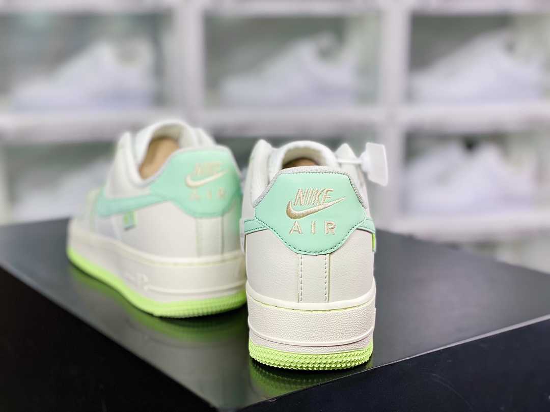 240 Air Force 1 '07 Low QS”Sail White/Mint Mini Swoosh”空军一号FB1839-555