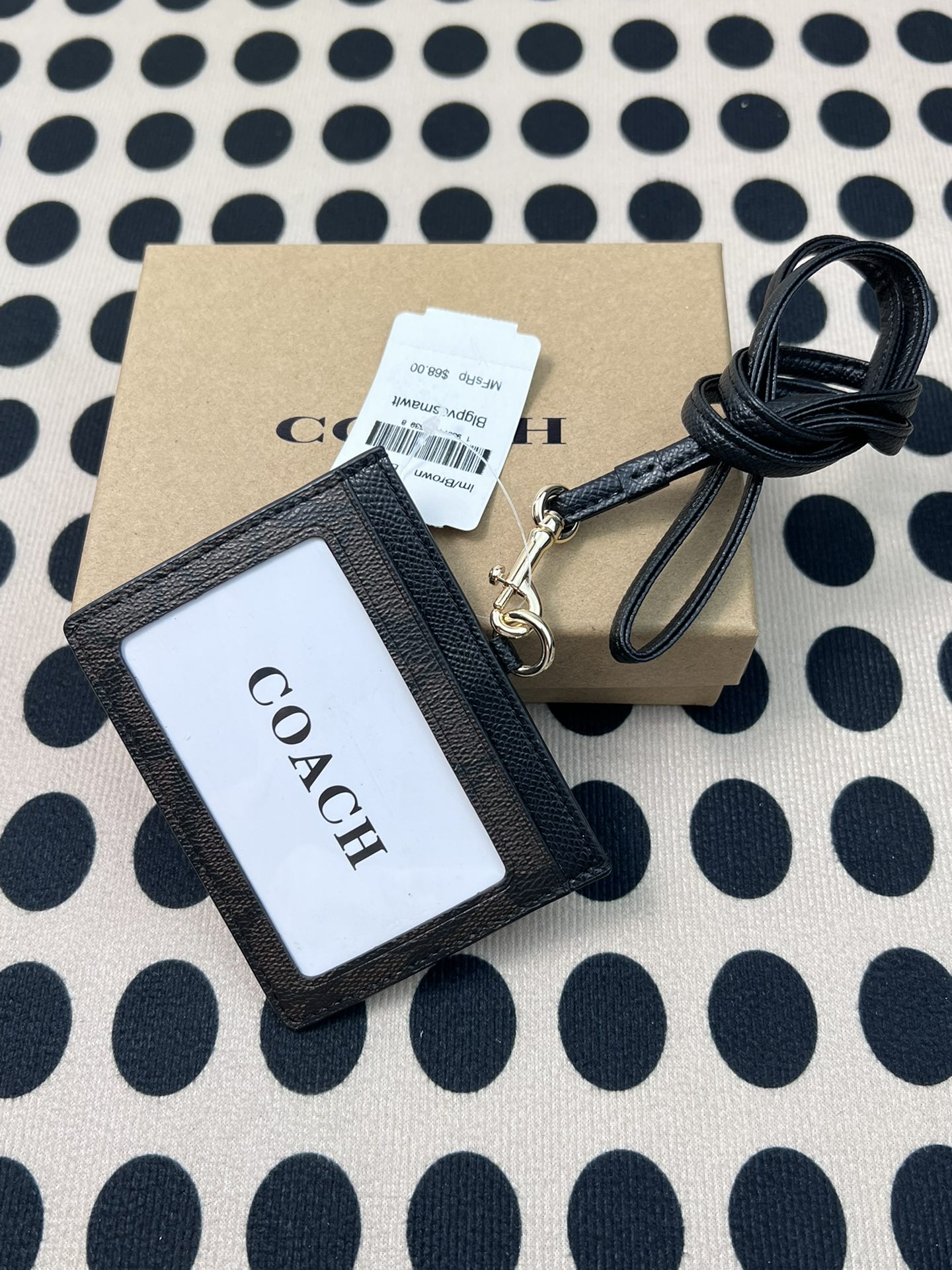 Coach ～coach F6752 老花咖啡色
