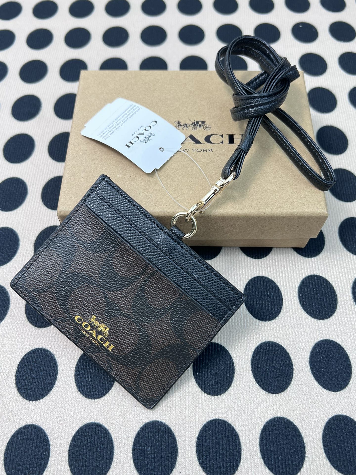 Coach ～coach F6752 老花咖啡色