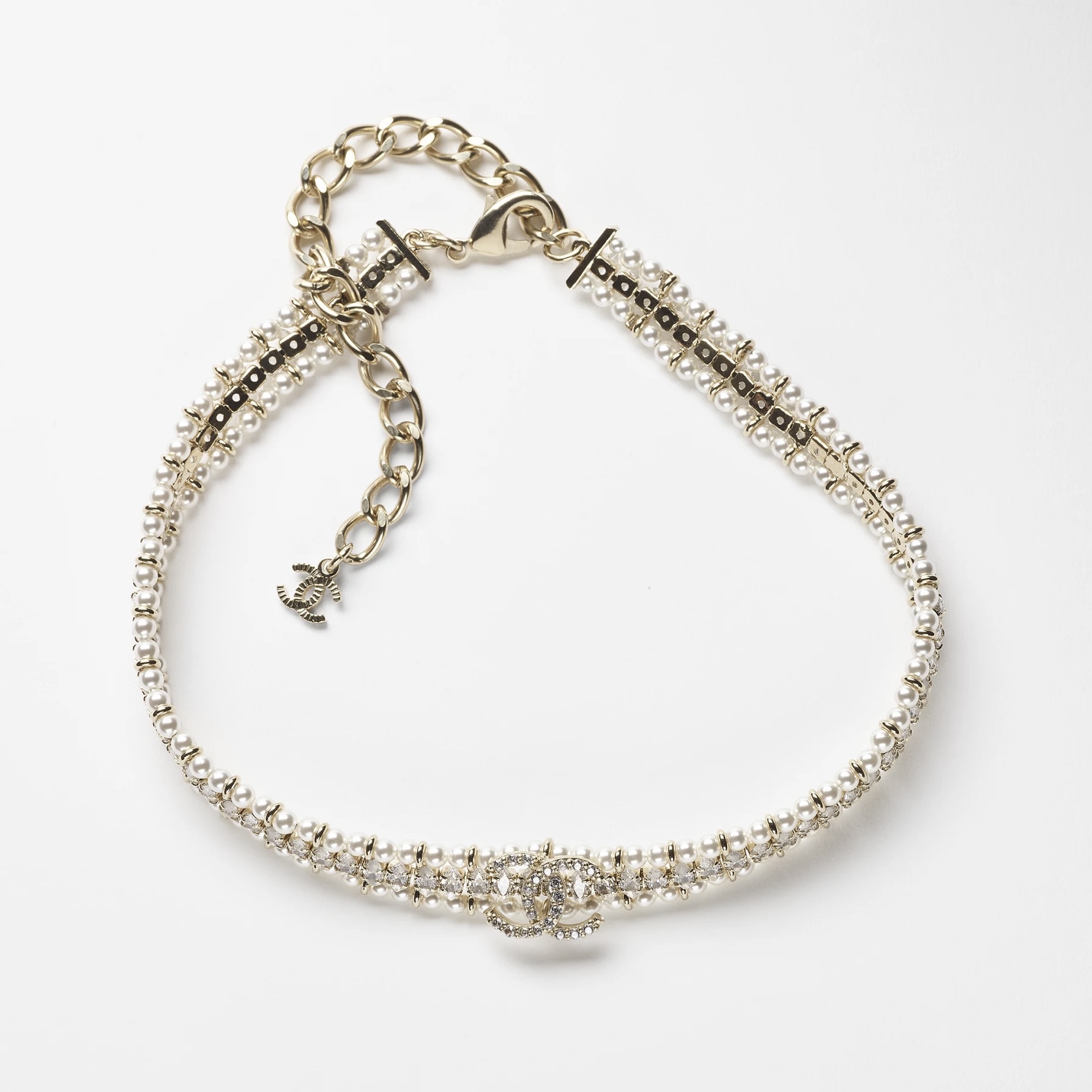 NO:104147,Ch@nel new pearl braided heavy industry necklace size 39, Chanel necklace, chanel, necklace19860909Ch@nel新款珍珠编织重工颈链 尺寸39,香奈儿项链,chanel,necklace,Jewelry