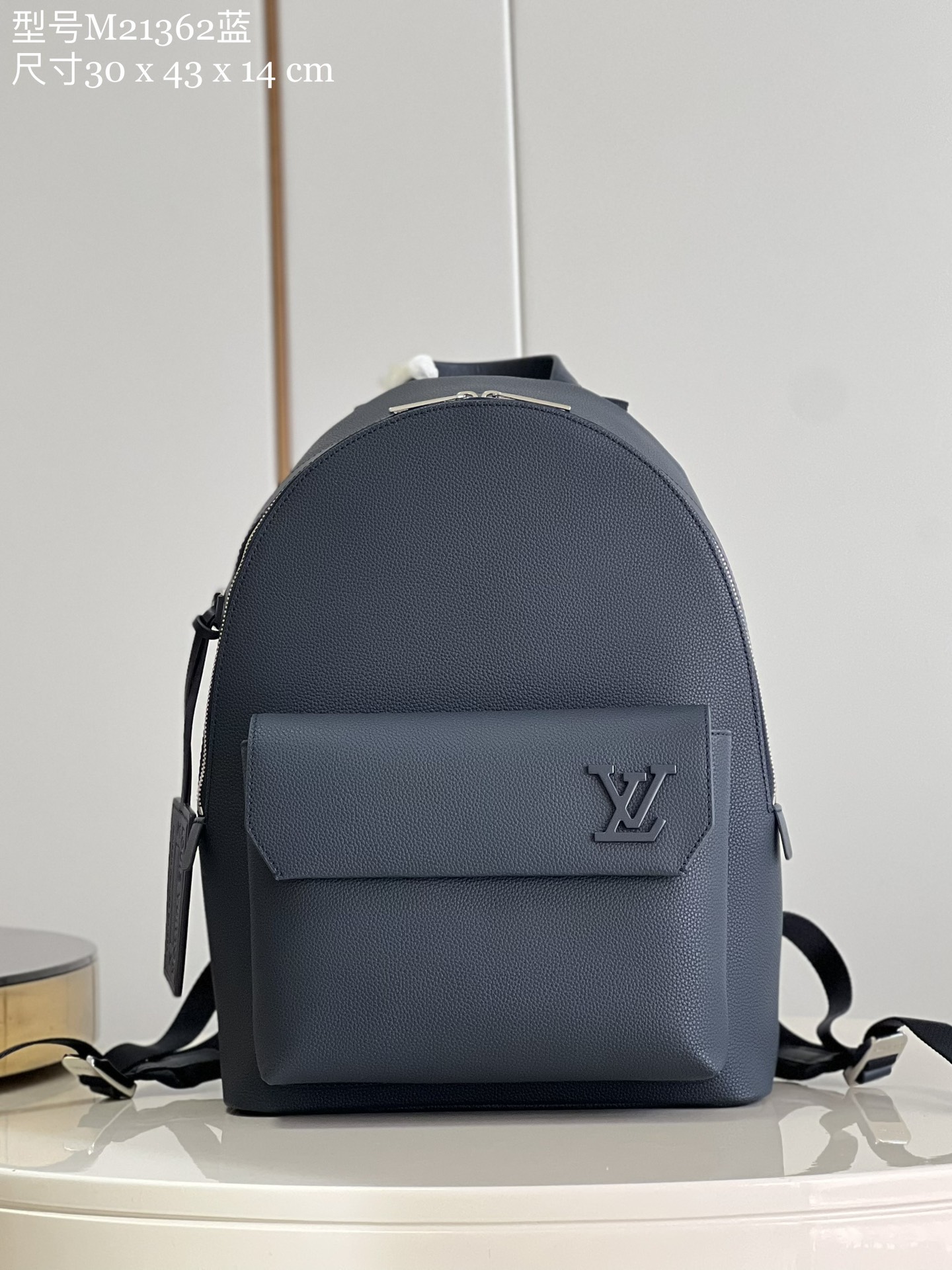 Louis Vuitton Bags Backpack Blue Cowhide M21362