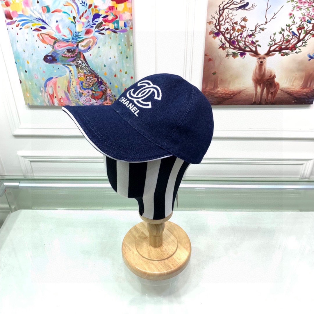 Buy The Best Replica
 Chanel Hats Baseball Cap Embroidery Cowhide Denim