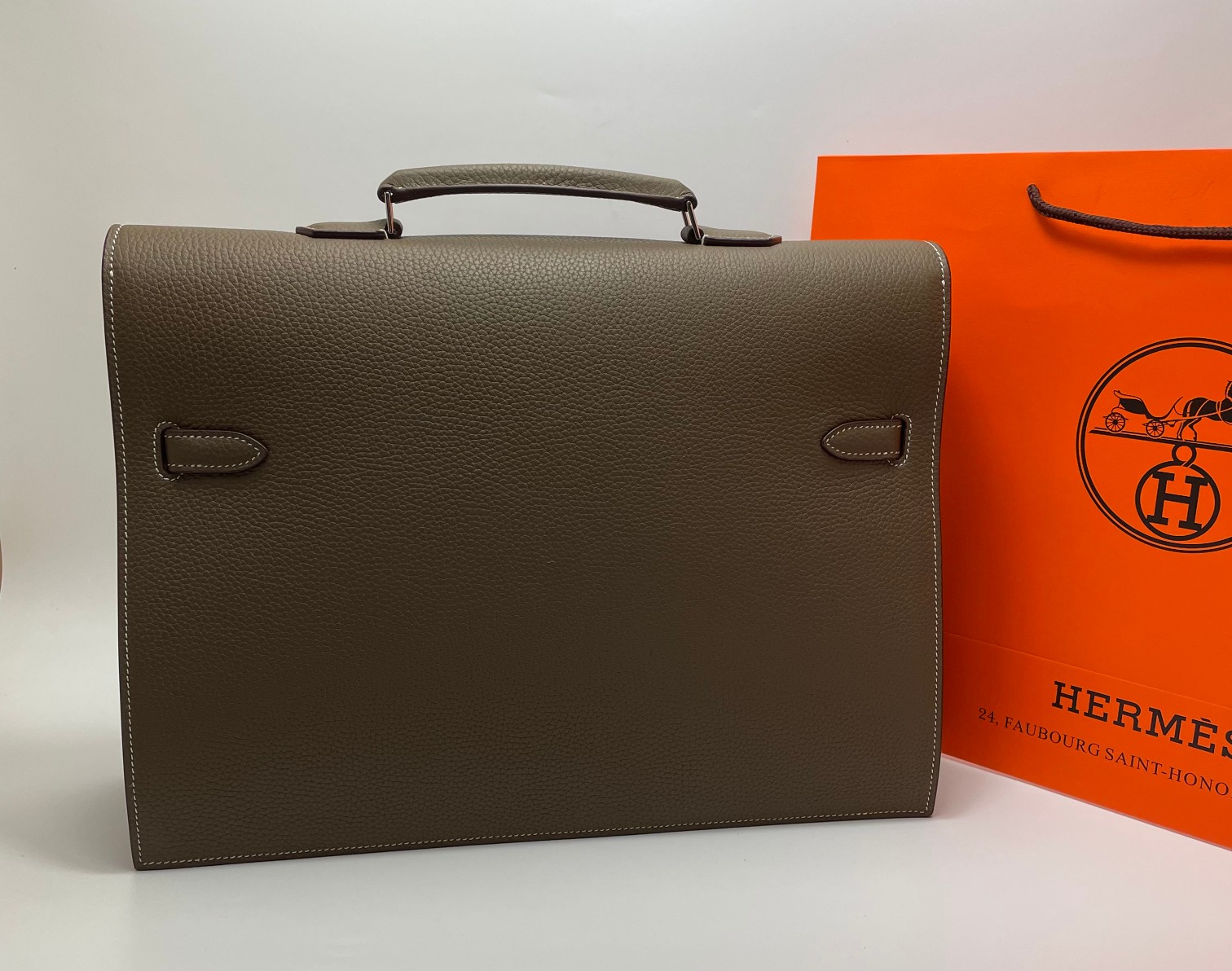 Hermes Kelly Etoupe Togo 37cm business