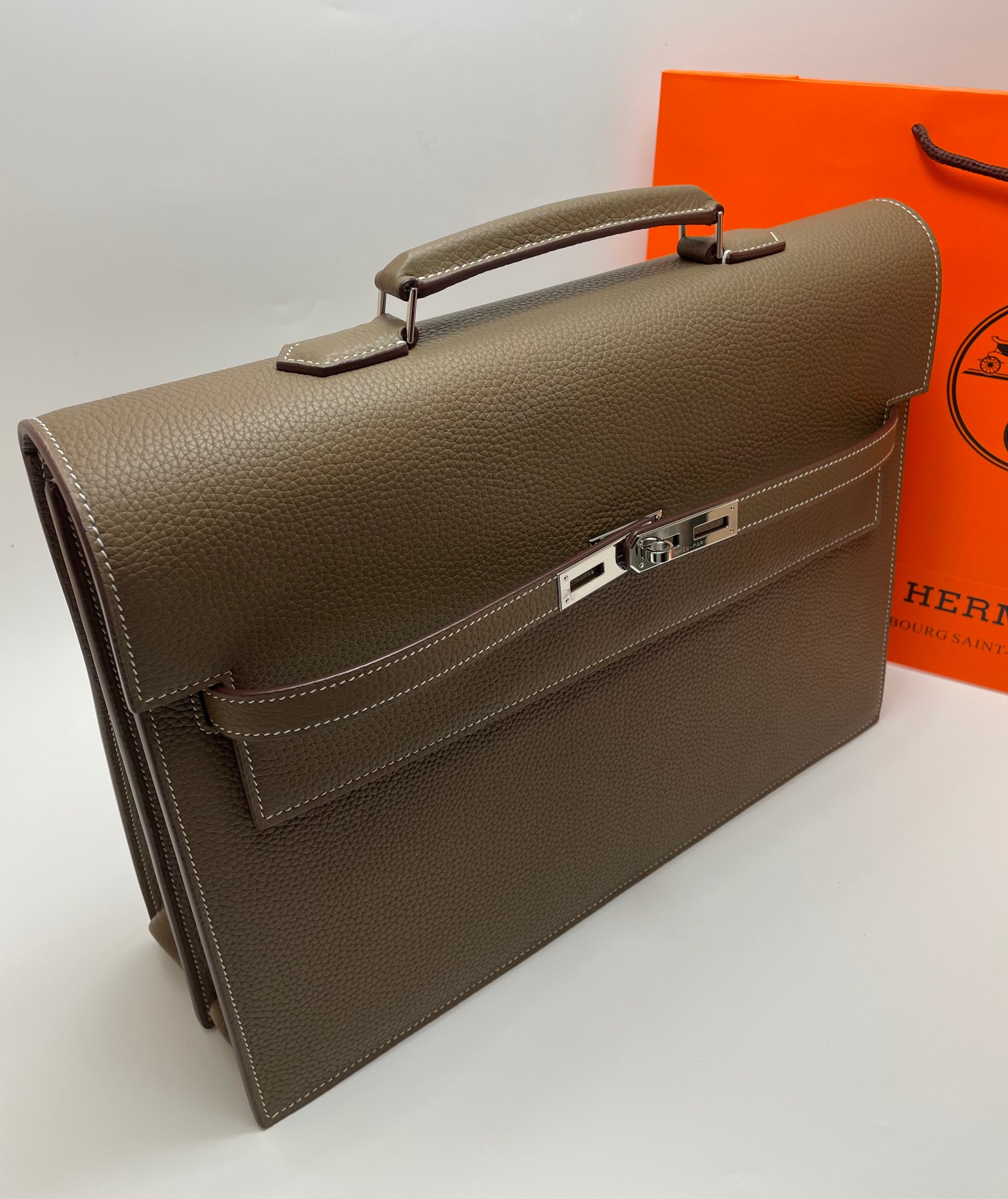 Hermes Kelly Etoupe Togo 37cm business