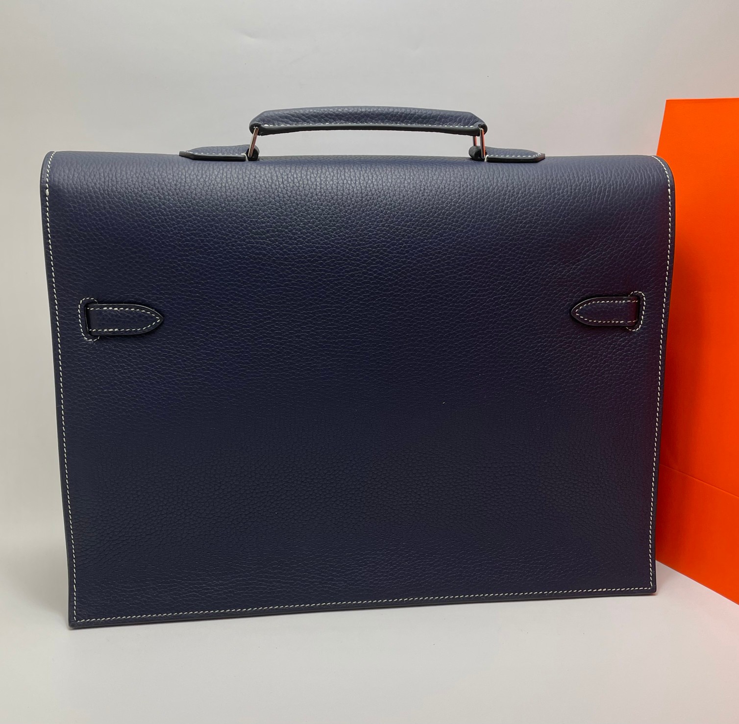 Hermes Kelly Blue Togo 37cm business