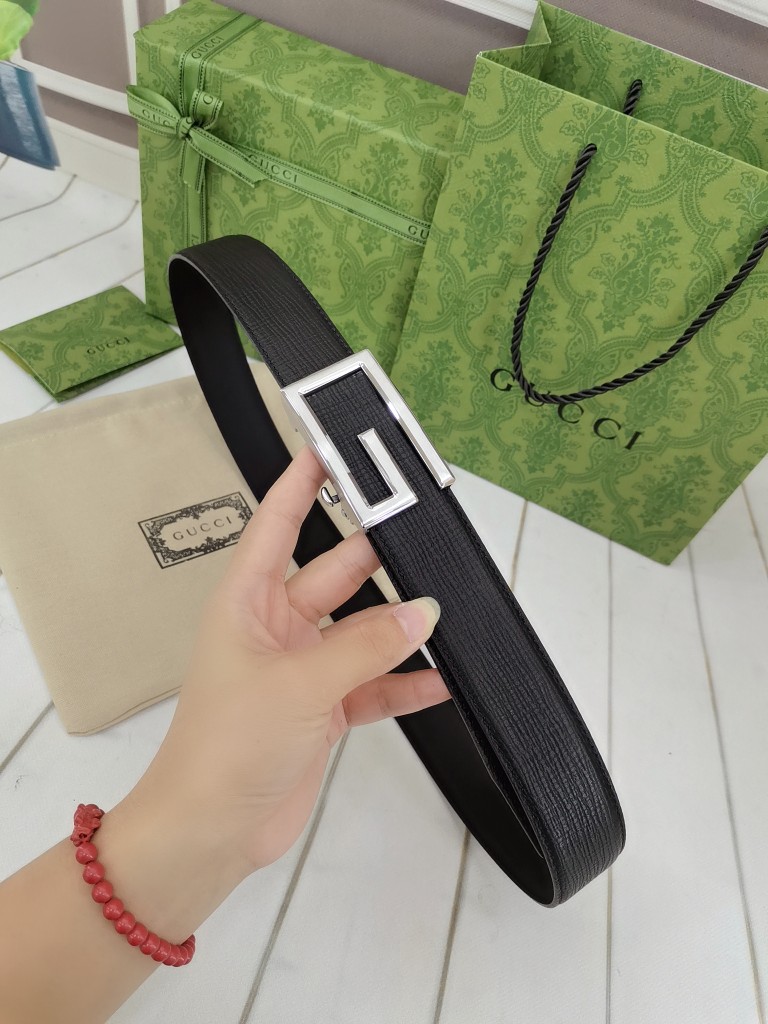 古.奇79宽自动原版头层牛皮带身时尚