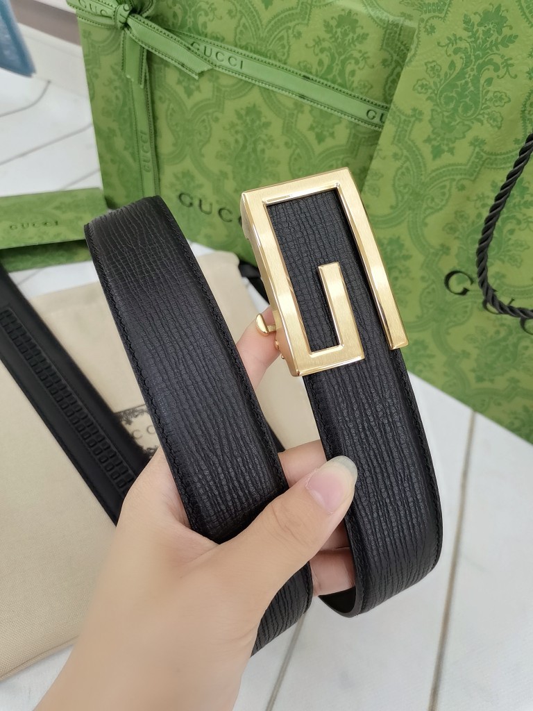 古.奇79宽自动原版头层牛皮带身时尚