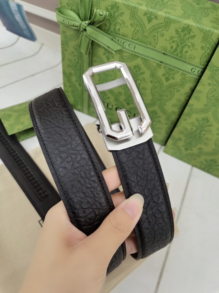 古.奇79宽自动原版头层牛皮带身时尚