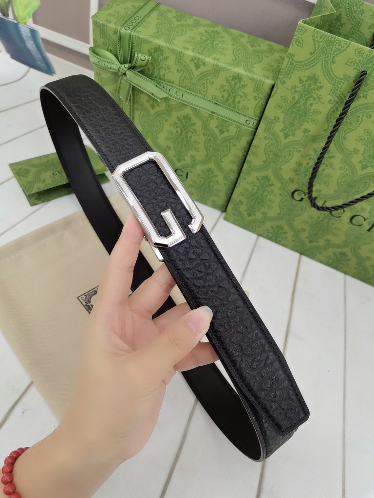 古.奇79宽自动原版头层牛皮带身时尚