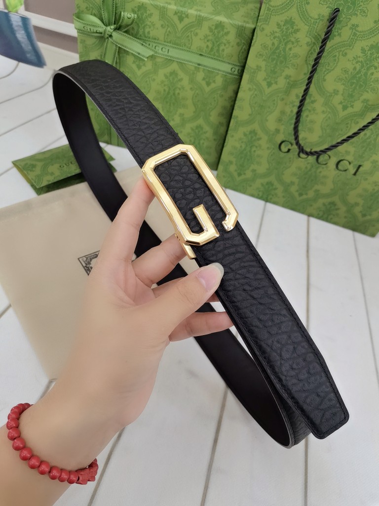 古.奇79宽自动原版头层牛皮带身时尚