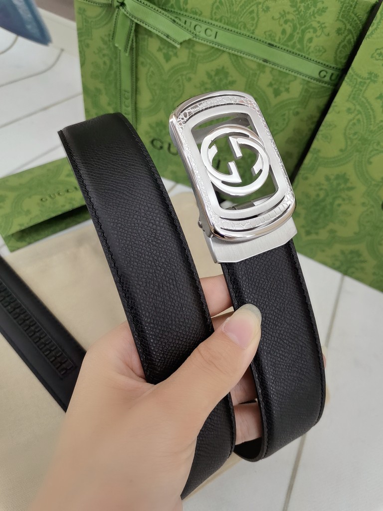 古.奇79宽自动原版头层牛皮带身时尚