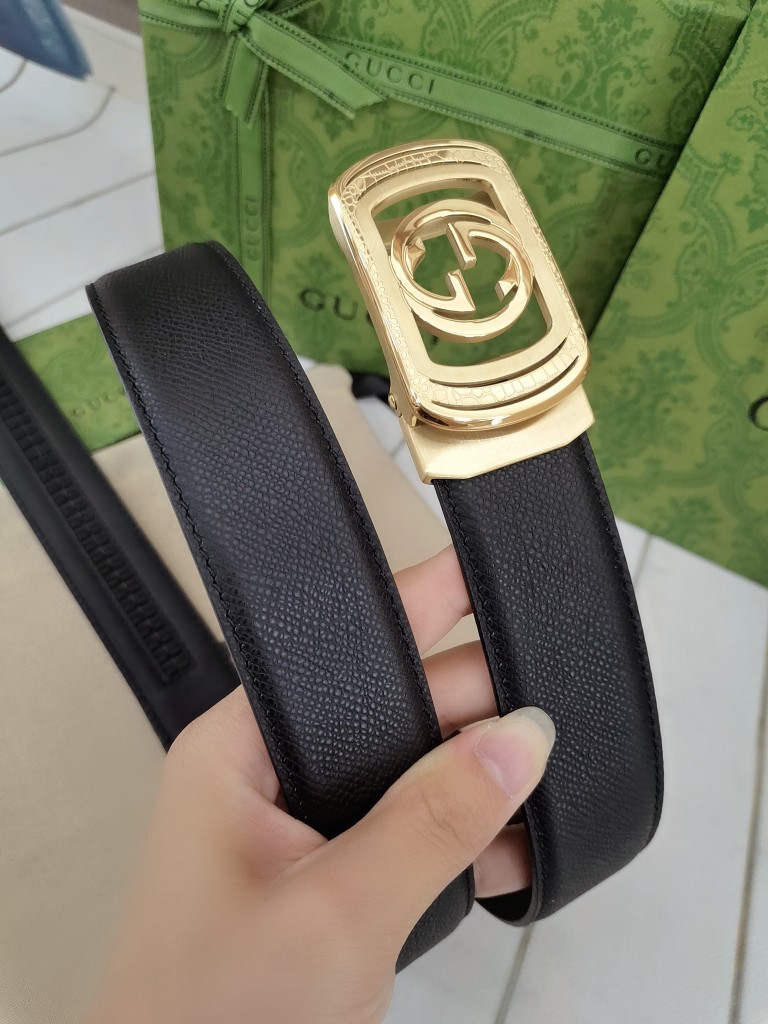 古.奇79宽自动原版头层牛皮带身时尚