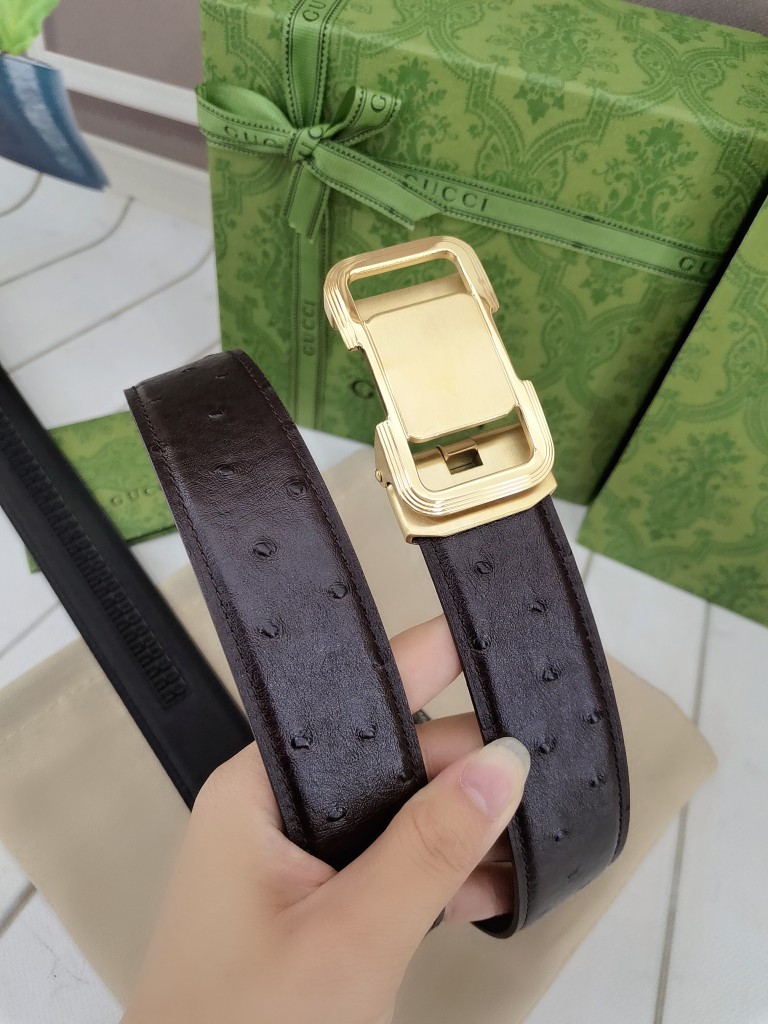 古.奇79宽自动原版头层牛皮带身时尚