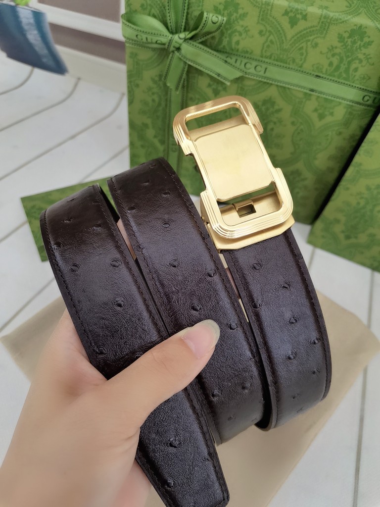 古.奇79宽自动原版头层牛皮带身时尚