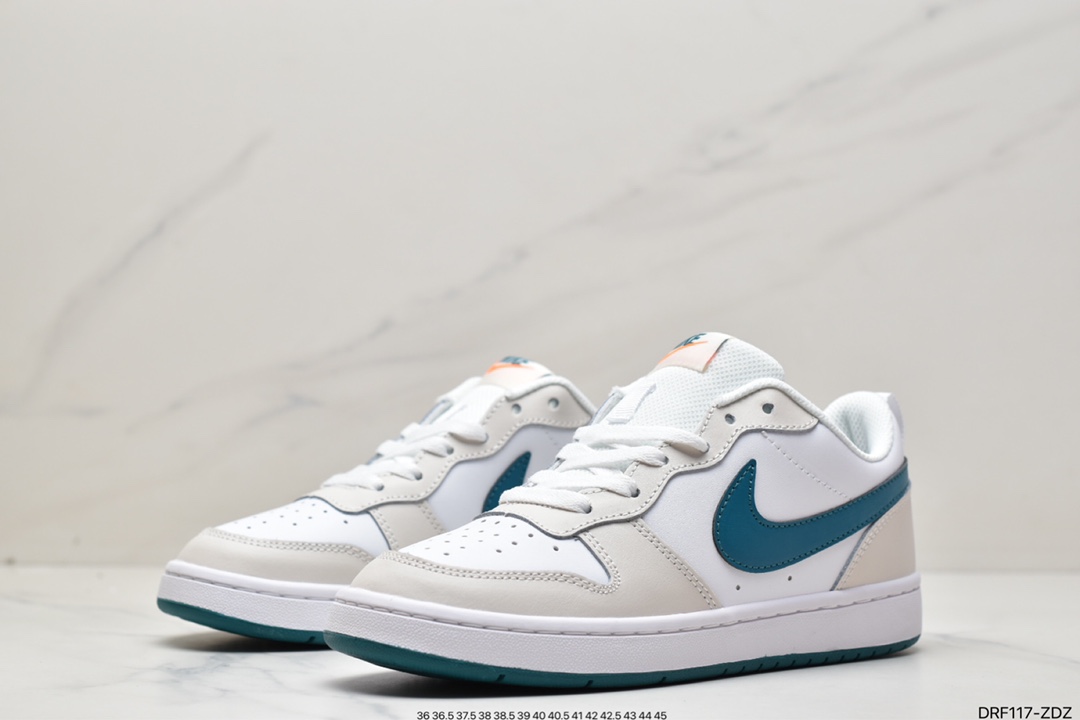 115 NK Court Borough Low 2学院系列休闲运动皮革板鞋BQ5448-117