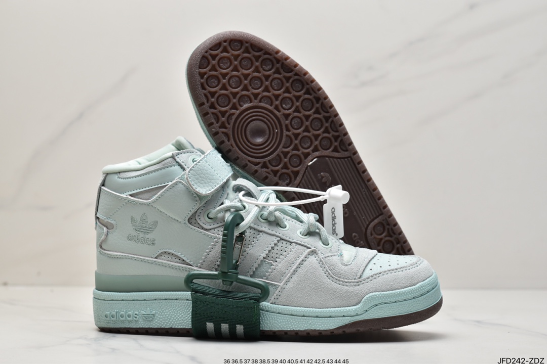 Beyonce lvy Park x Adidas Forum Mid mint green middle help all-match trend casual sports shoes FZ4387