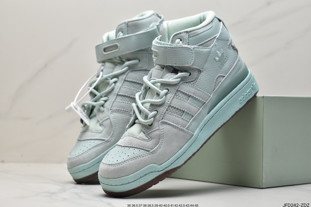 Beyonce lvy Park x Adidas Forum Mid mint green middle help all-match trend casual sports shoes FZ4387