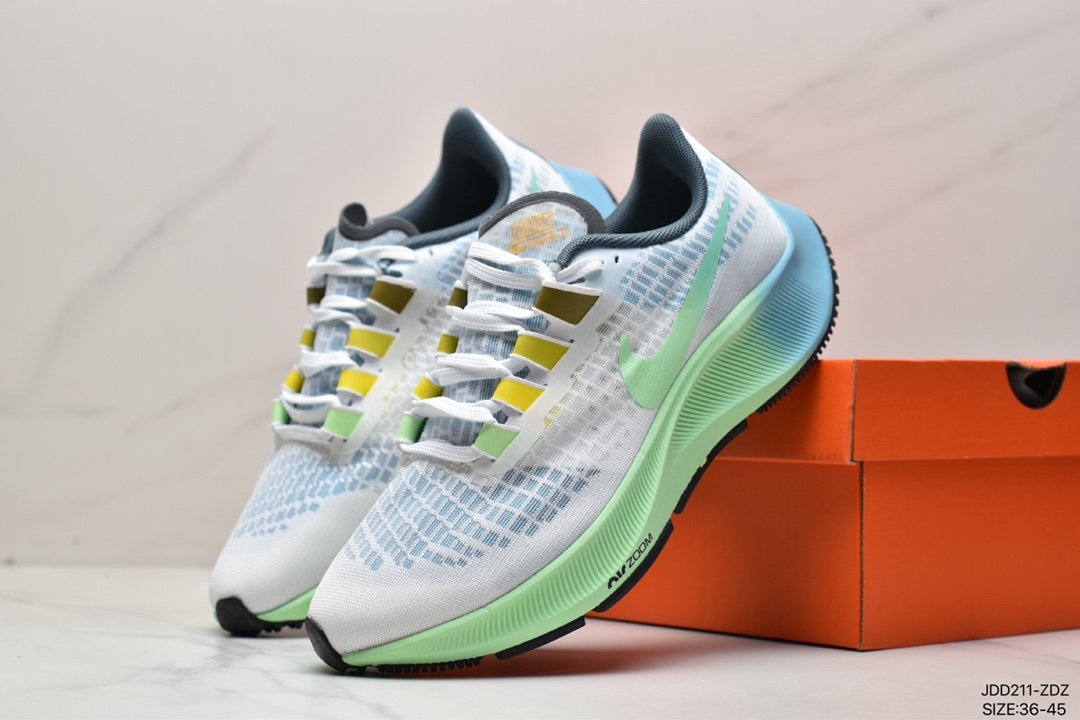 120 耐克Nike Zoom Pegasus 37 登月37 透气缓震疾速跑鞋