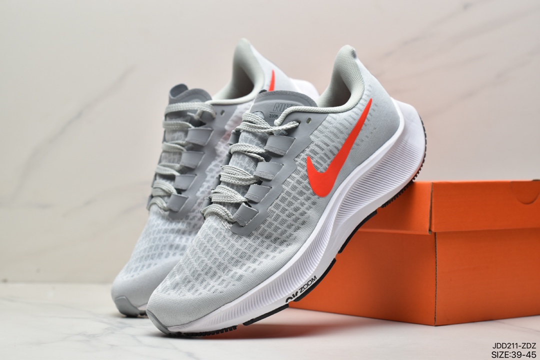 120 耐克Nike Zoom Pegasus 37 登月37 透气缓震疾速跑鞋