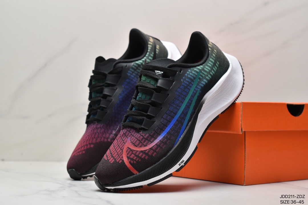 120 耐克Nike Zoom Pegasus 37 登月37 透气缓震疾速跑鞋