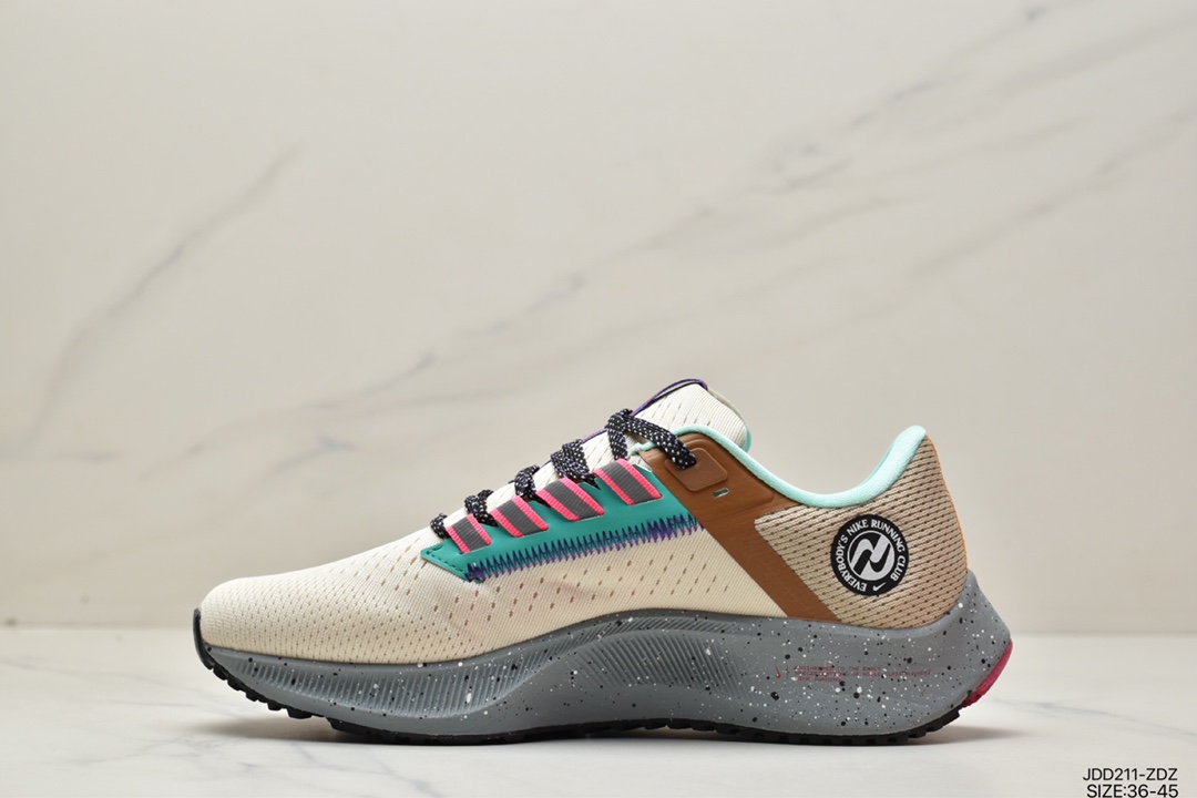 120 耐克NK Zoom Pegasus 38 登月38代系列九针眼网纱透气缓震疾速跑鞋 货号：DJ5397-100TD ID:JDD211-ZDZ