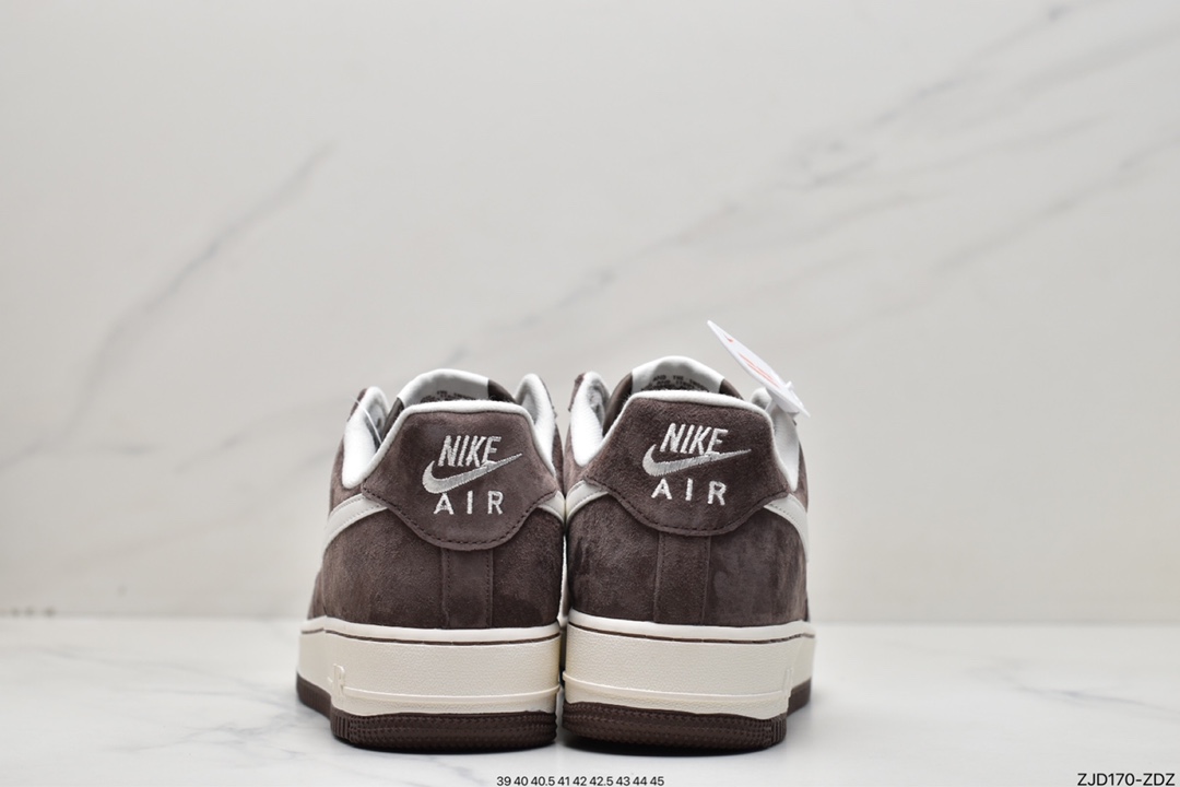 240 Nike Air Force 1 咖啡色 空军一号低帮板鞋 DL0701-200