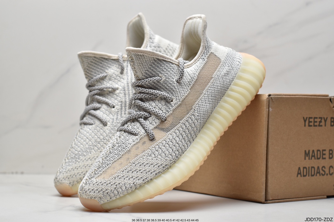 Kanye West x adidas Yeezy Boost 350 V2 popcorn midsole casual sports jogging shoes FU9161