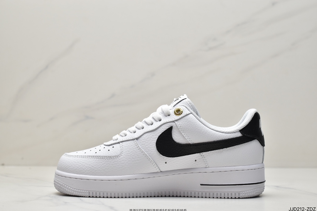 130 Air Force 1 '07 Low 白黑迷你勾原楦头原纸板DQ7658-100