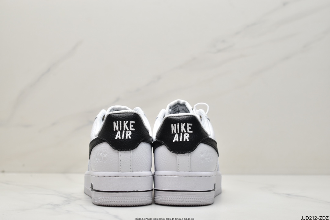130 Air Force 1 '07 Low 白黑迷你勾原楦头原纸板DQ7658-100