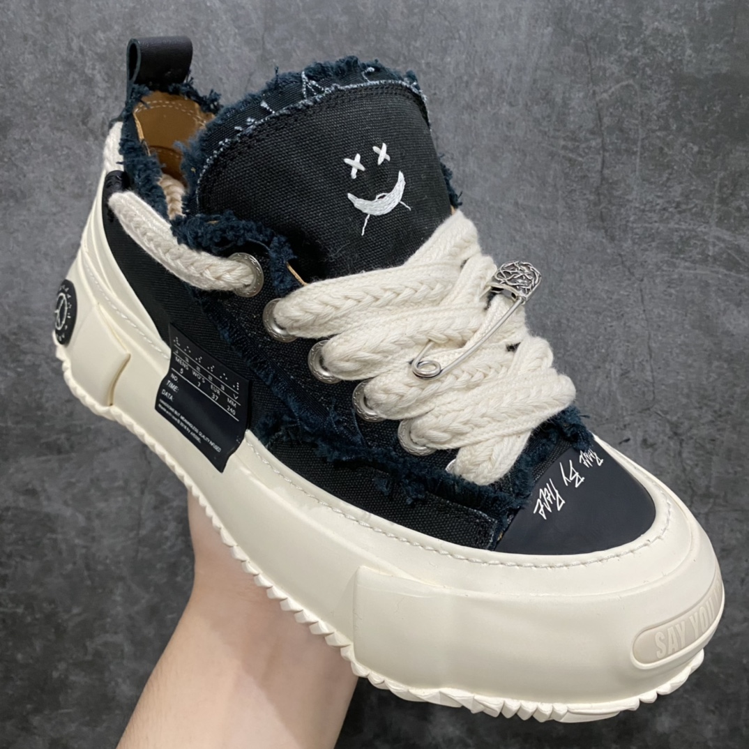 图片[3]-渠道顶级 xVESSEEL 吴建豪 G.O.P 2.0 经典低帮帆布面包鞋出货 原版四个月开模 原厂纯正纯手工贴合硫化多重围条工艺 内里鞋跟鞋垫全真皮打造 正确鞋头紫外线可渐变 纯度银别针银扣市面唯一 鞋舌笑脸Logo刺绣工艺 市面还原度最高 注压PU缓震鞋垫 制旧复古效果 鞋头阳光下字体Say you love me 变色字体 鞋内可搭6副鞋带 原版正品打版 一套价格60元（支持选配） 全套包装配件（有原版可对比） 尺码：35-45-选品中心