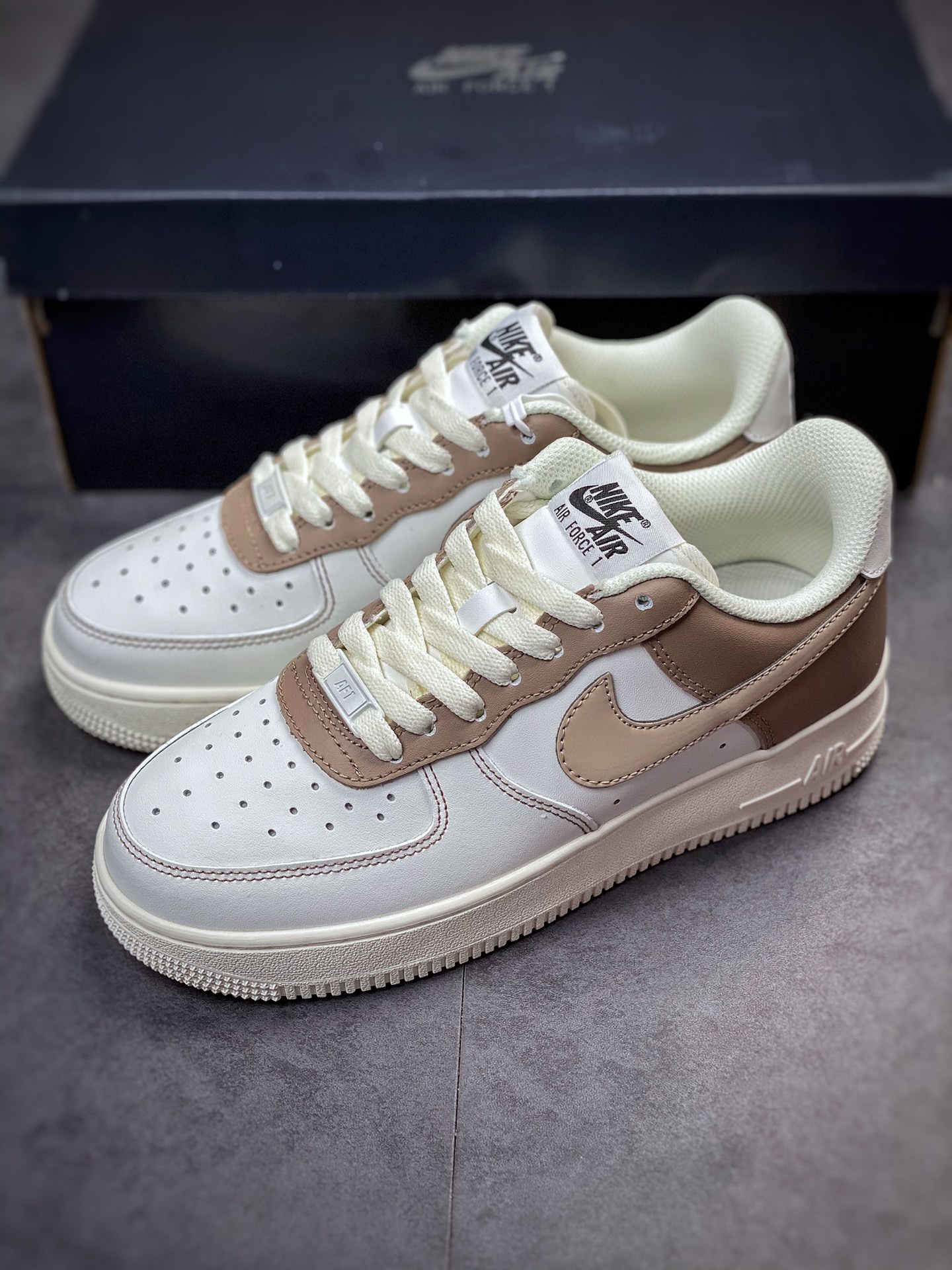 210 Nike Air Force 1 Low 07 奶咖卡其拼接DT0226-303