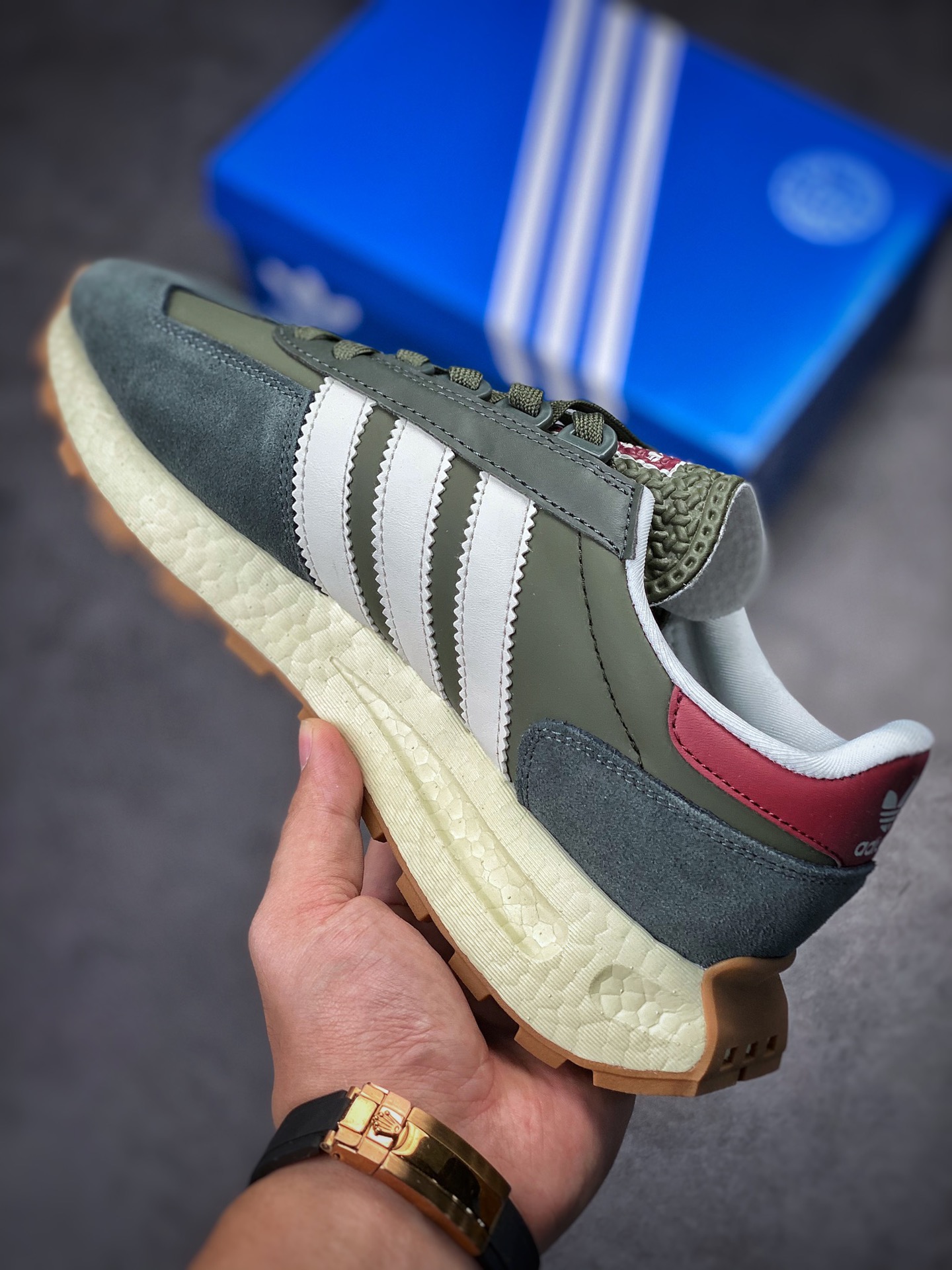 adidas Racing E5 Boost Prototype speed light retro series GW6779