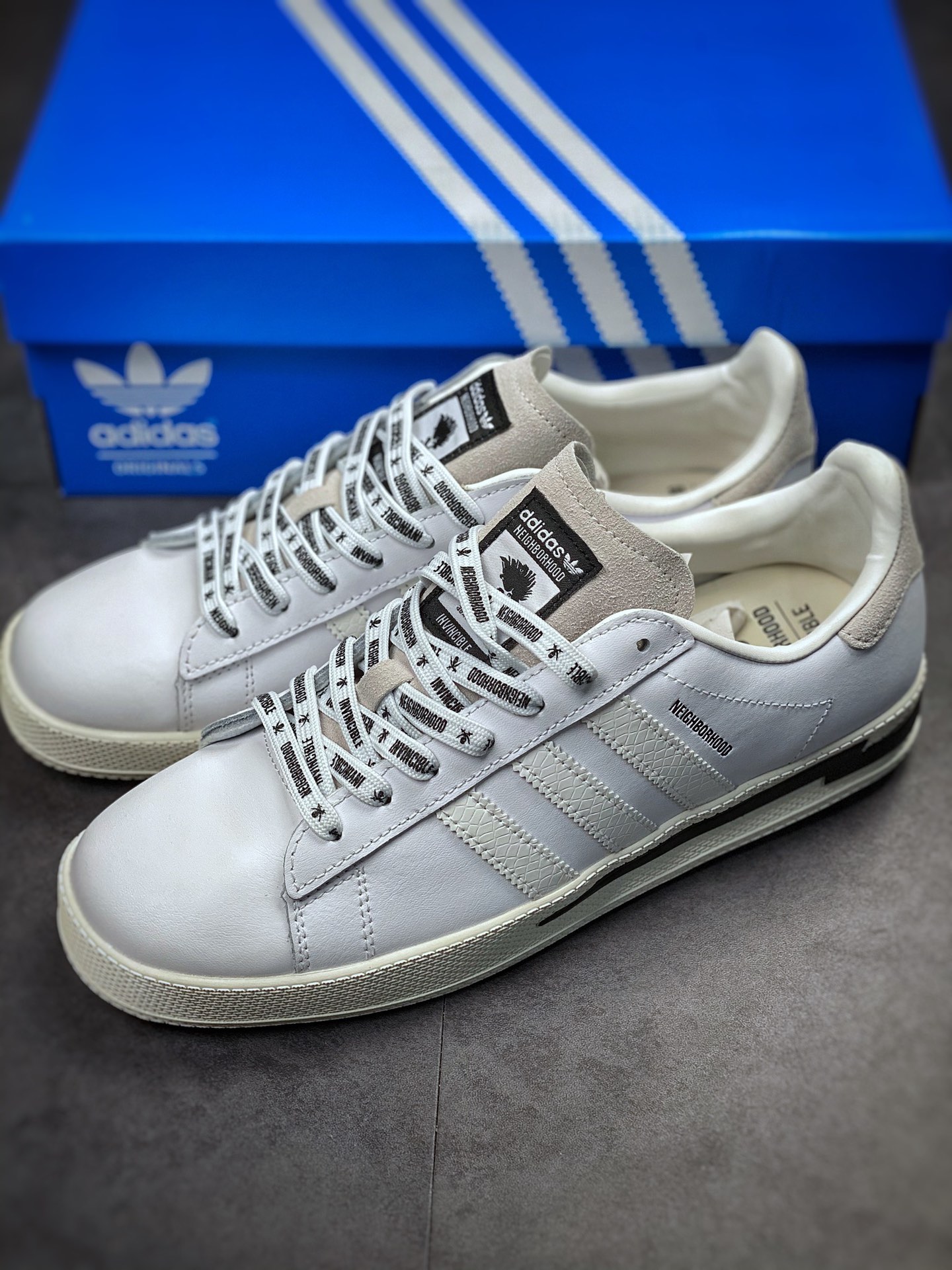 160 INV x NBHD x Adidas Campus 白灰蛇纹三方联名 GW8962