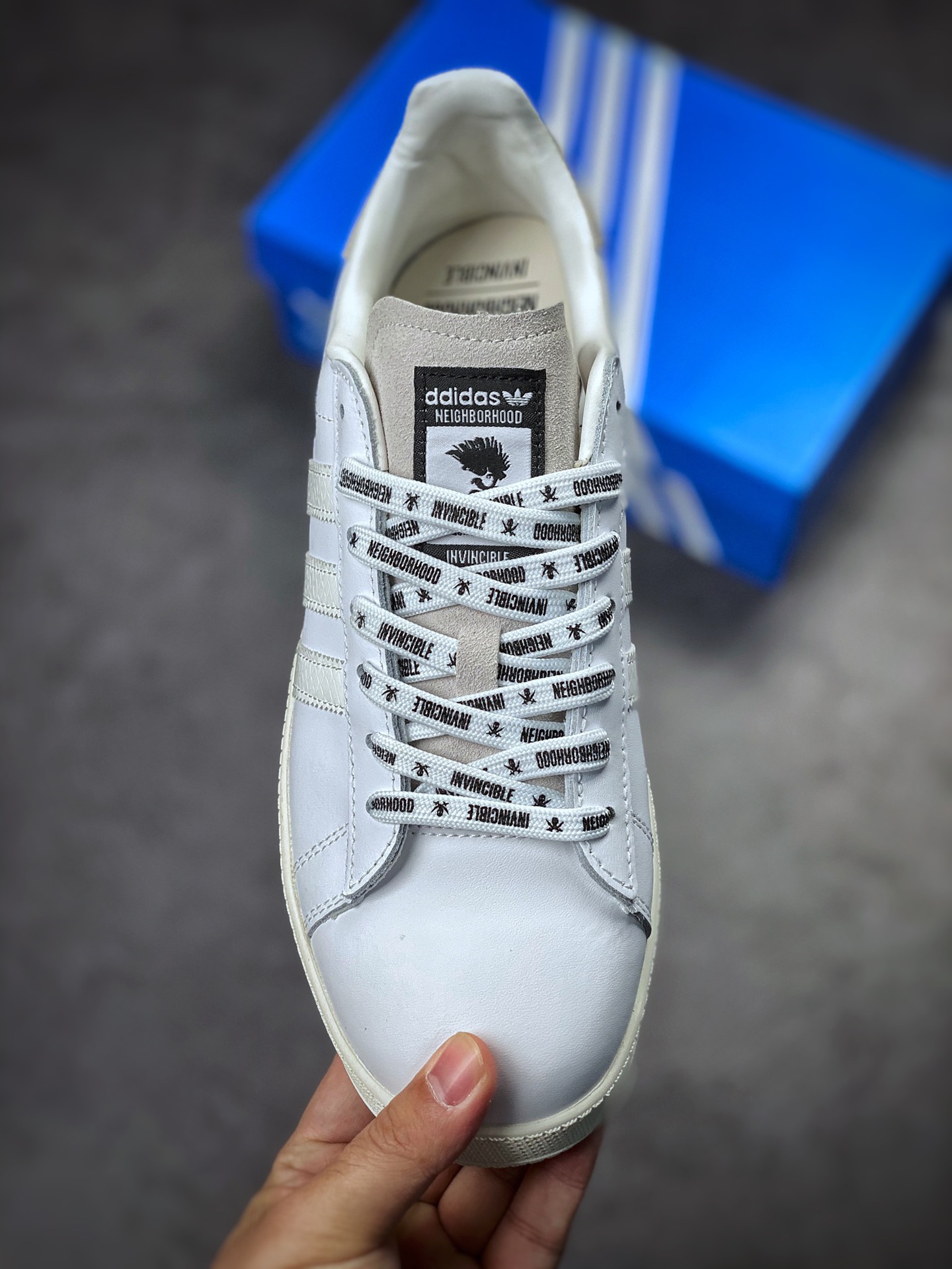 160 INV x NBHD x Adidas Campus 白灰蛇纹三方联名 GW8962