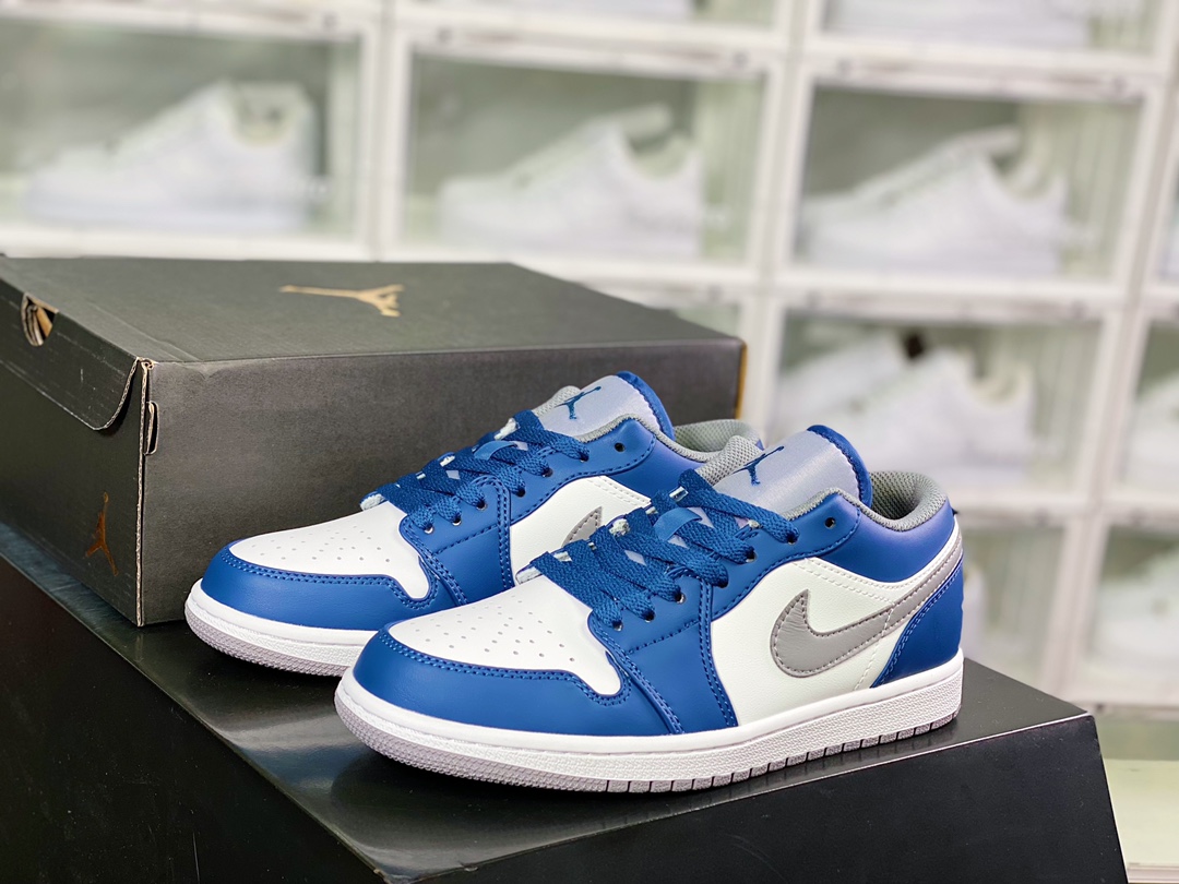 200 Air Jordan 1 Low”True Blue”AJ1乔丹一代低帮经典553558-412