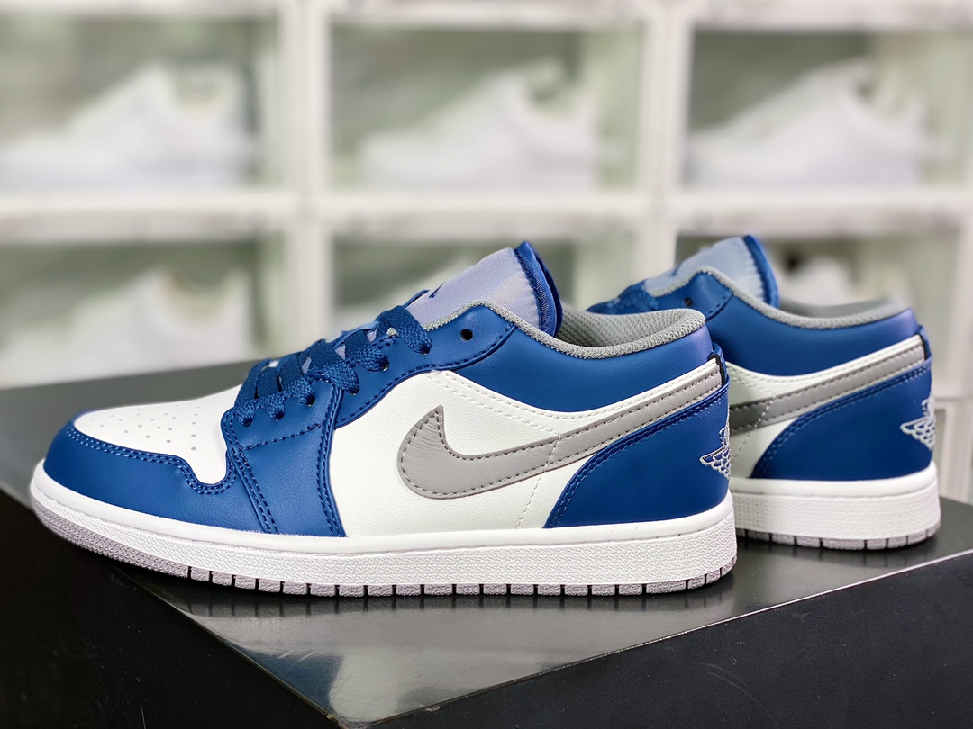 200 Air Jordan 1 Low”True Blue”AJ1乔丹一代低帮经典553558-412