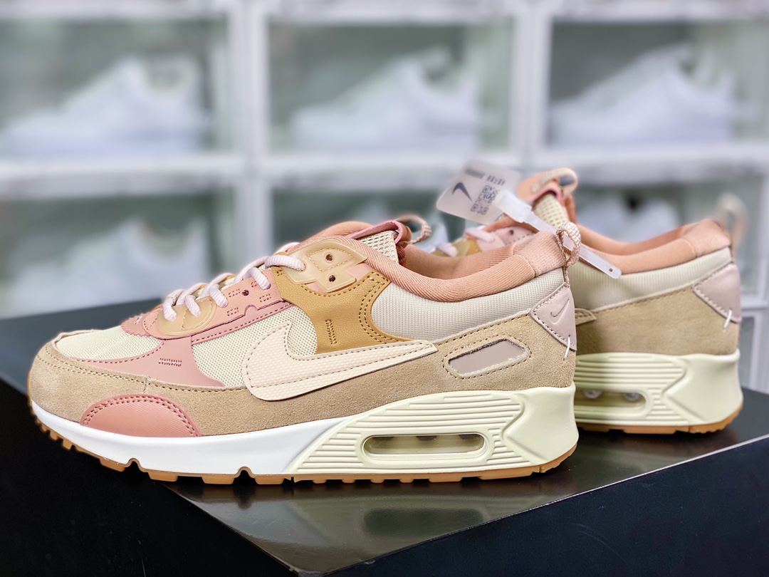 220 Air Max 90 Futura”Cement”解构版低帮复古慢跑鞋DM9922-102