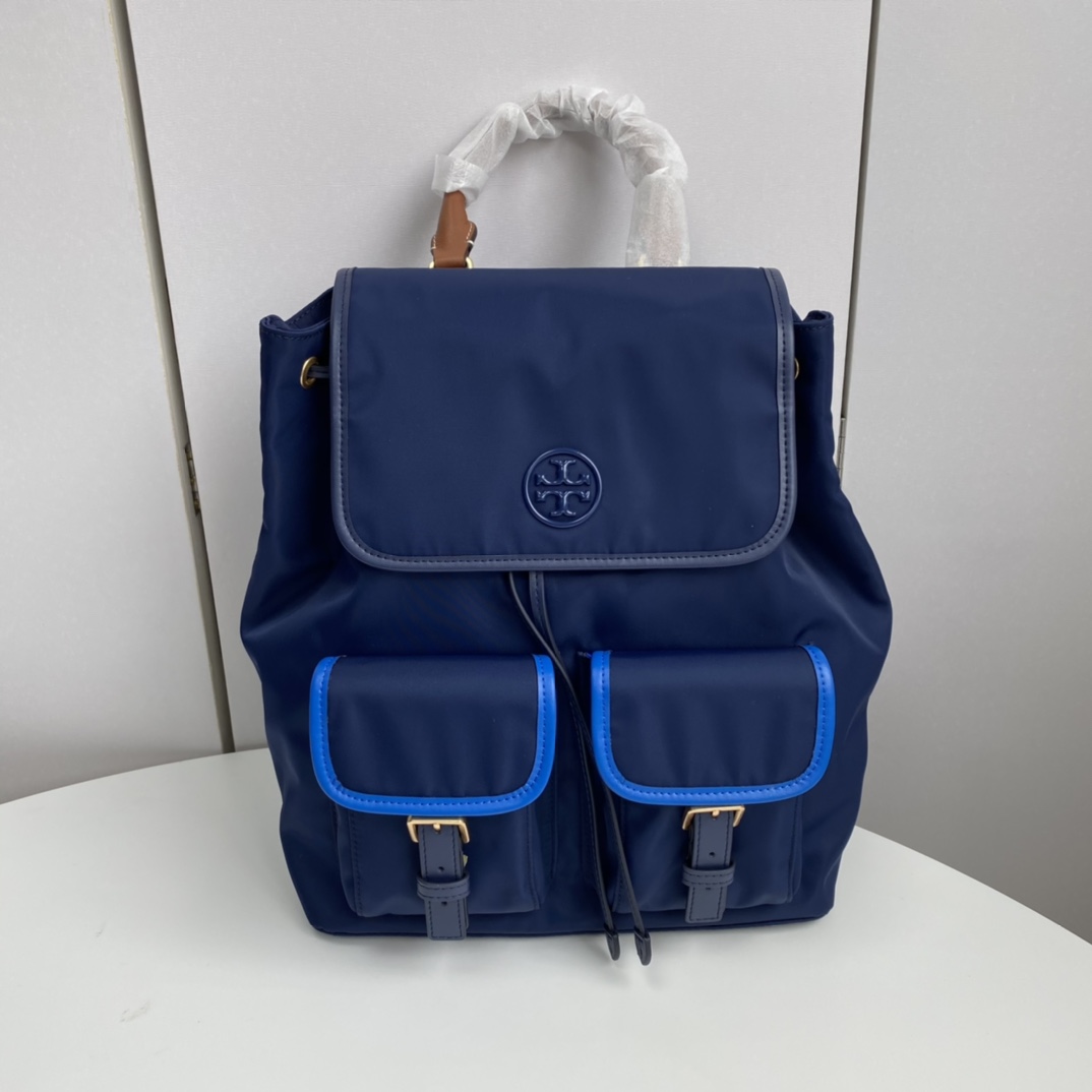 Tory Burch 340 大厂品质 汤丽柏琦 PIPER FLAP 多口袋双T LOGO双肩背包 74649
