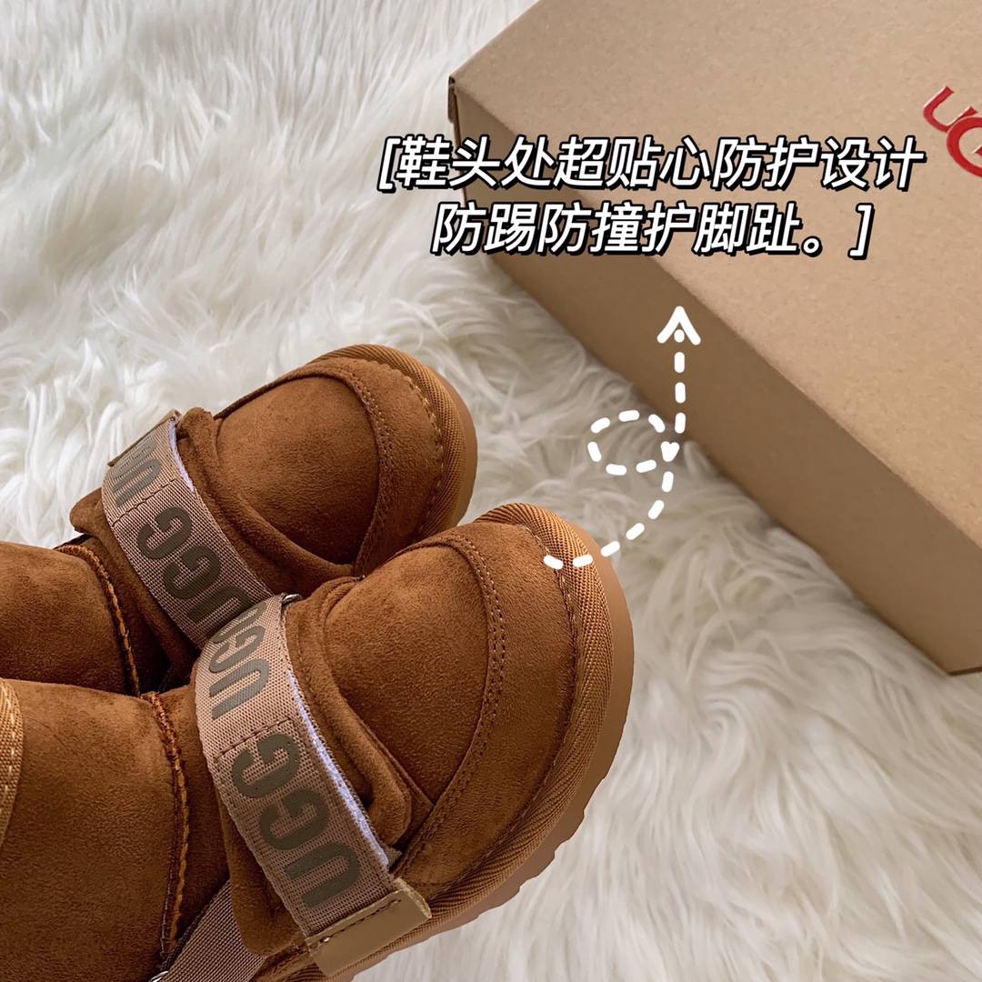 图片[3]-【细节九宫格油GG秋冬新款束带雪地靴来袭！ 机能型格，个性又百搭！尼龙束带设计，更具机能潮感。 优选翻毛皮的鞋面质感出众，内里加绒加厚的设计柔软贴心🥰 真的是细节满满的一款了！-选品中心