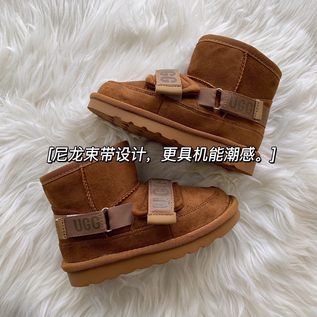 图片[7]-【细节九宫格油GG秋冬新款束带雪地靴来袭！ 机能型格，个性又百搭！尼龙束带设计，更具机能潮感。 优选翻毛皮的鞋面质感出众，内里加绒加厚的设计柔软贴心🥰 真的是细节满满的一款了！-选品中心