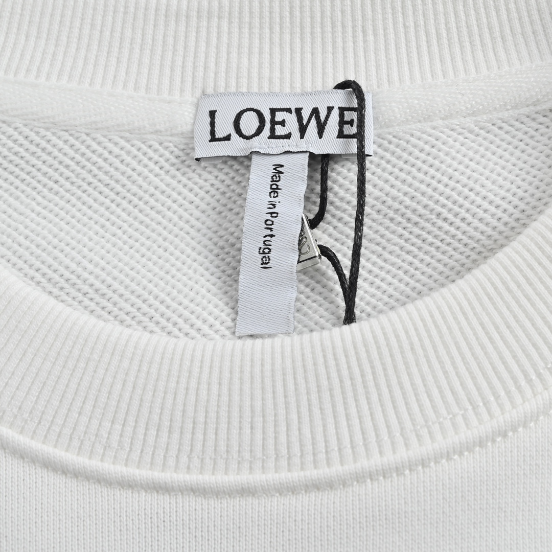 Loewe /罗意威 24Fw 刺绣logo圆领卫衣